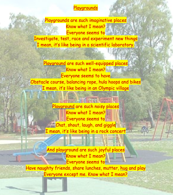 playground-poems